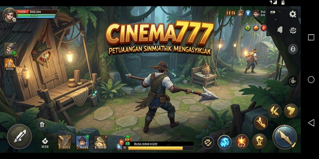 Tampilan gameplay CINEMA777 dengan petualangan yang seru.