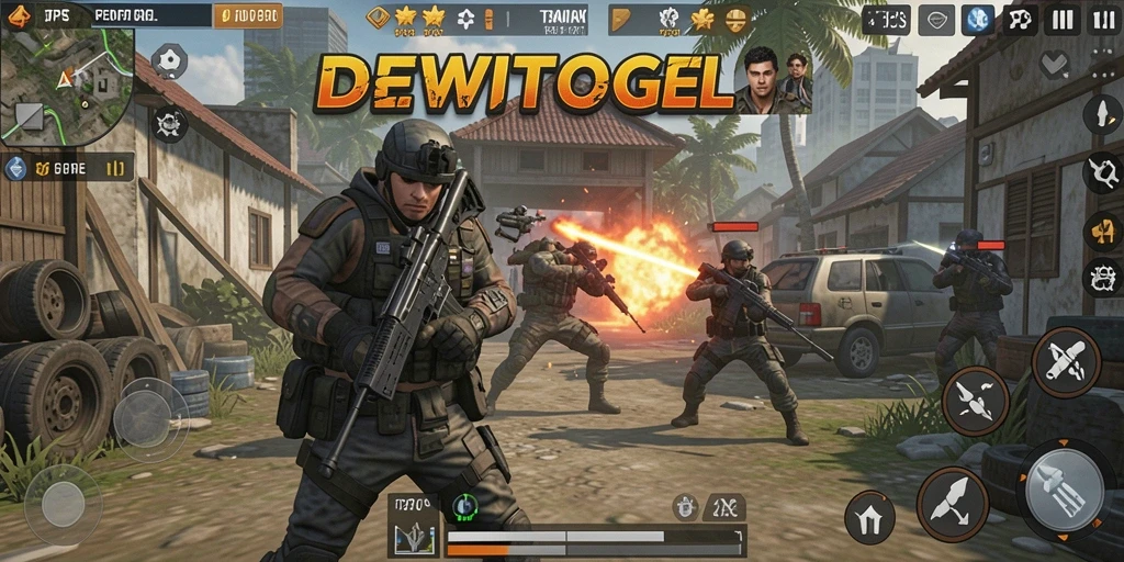 Tampilan gameplay <strong>DEWITOGEL</strong> yang mendebarkan dengan aksi menegangkan dan strategi perang.