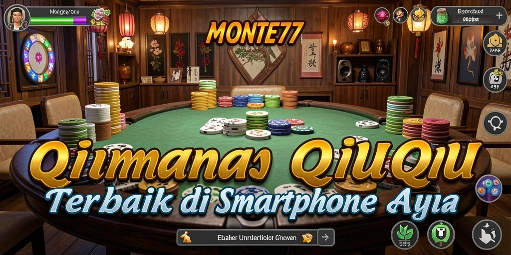 Screenshot Gameplay QiuQiu yang Menarik dalam MONTE77.