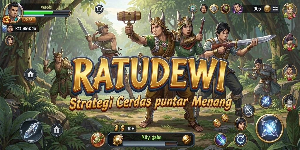 Tampilan gameplay RATUDEWI yang penuh strategi dan taktik.