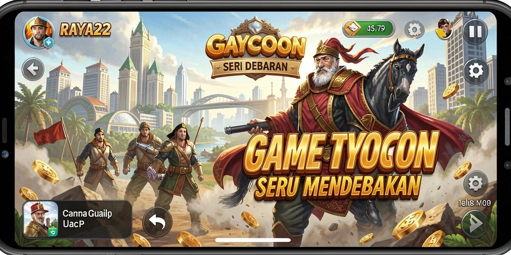 Screenshot gameplay RAYA22 menampilkan pengalaman bisnis yang menarik.